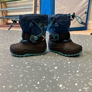 Kamik Black and Blue Winter Boots